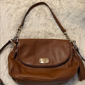 Michael Kors Tan Leather Shoulder Bag